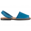 VERANO 2010 SANDAŁY DAMSKIE HISZPAŃSKIE SKÓRA niebieskie