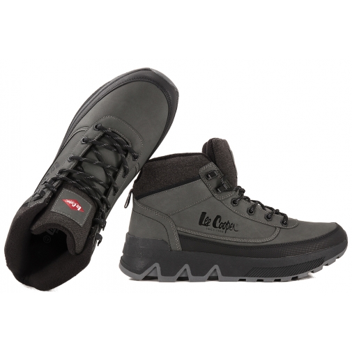 LEE COOPER LCJ-24-01-2951M TRZEWIKI ZIMOWE MĘSKIE TREKKINGI OCIEPLANE