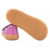 MAZUREK SLIPPER PINK BAREFOOT SKÓRZANO-TEKSTYLNE PÓŁBUTY DZIEWCZĘCE KAPCIE