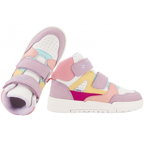 BARTEK 8400515 BUTY SPORTOWE TRZEWIKI DZIEWCZĘCE SNEAKERSY WYSOKIE