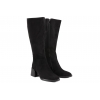 FILIPPO DKZ6603 KOZAKI OCIEPLANE WYSOKIE DAMSKIE NA OBCASIE EKO ZAMSZ czarne