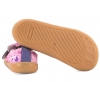 MAZUREK SOFTEX WRZOS BAREFOOT SKÓRZANO-TEKSTYLNE PÓŁBUTY DZIEWCZĘCE KAPCIE