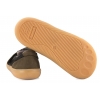 MAZUREK SLIPPER KHAKI BAREFOOT SKÓRZANO-TEKSTYLNE PÓŁBUTY DZIECIĘCE KAPCIE