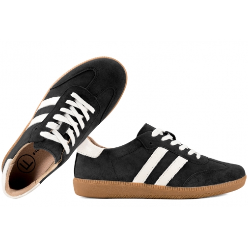 FILIPPO DP6741 PÓŁBUTY DAMSKIE SPORTOWE SNEAKERSY SKÓRZANE czarne