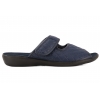 ADANEX 29457 KLAPKI DAMSKIE SANITARNE DOMOWE KAPCIE PAPCIE BIO PU granatowe