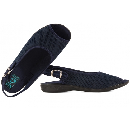 ADANEX 29477 SANDAŁY TEKSTYLNE SANITARNE DOMOWE DAMSKIE BIO PU