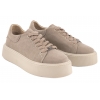 FILIPPO DP6119 PÓŁBUTY DAMSKIE SNEAKERSY NA PLATFORMIE SKÓRZANE taupe