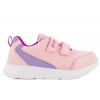 BARTEK 15030107 BUTY SPORTOWE DZIEWCZĘCE SNEAKERSY RZEPY PU różowe