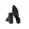 MACIEJKA K6816-01 CZÓŁENKA PÓŁBUTY DAMSKIE NA OBCASIE czarne