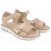 PRIMIGI 7891111 SANDAŁKI DZIEWCZĘCE SANDAŁY SKÓRZANE NA RZEPY beżowe
