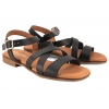 VERANO 3061 SANDAŁY DAMSKIE HISZPAŃSKIE SKÓRZANE czarne