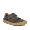 FRODDO G3150266 BAREFOOT SANDAŁY DZIECIĘCE PÓŁBUTY WYCIĘTE SKÓRZANE granat