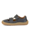 FRODDO G3150266 BAREFOOT SANDAŁY DZIECIĘCE PÓŁBUTY WYCIĘTE SKÓRZANE granat