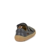 FRODDO G3150266 BAREFOOT SANDAŁY DZIECIĘCE PÓŁBUTY WYCIĘTE SKÓRZANE granat
