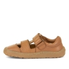 FRODDO G3150266-2 BAREFOOT SANDAŁY DZIECIĘCE PÓŁBUTY WYCIĘTE SKÓRZANE koniak