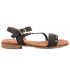 VERANO 3079 SANDAŁY DAMSKIE HISZPAŃSKIE SKÓRZANE czarne