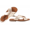 VERANO 4235 SANDAŁY DAMSKIE HISZPAŃSKIE SKÓRZANE złote