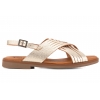 VERANO 4235 SANDAŁY DAMSKIE HISZPAŃSKIE SKÓRZANE złote