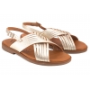 VERANO 4235 SANDAŁY DAMSKIE HISZPAŃSKIE SKÓRZANE złote