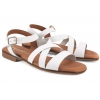 VERANO 3061 SANDAŁY DAMSKIE HISZPAŃSKIE SKÓRZANE białe