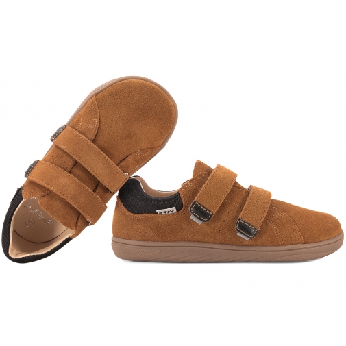 BARTEK 8600363 BAREFOOT PÓŁBUTY DZIECIĘCE TRZEWIKI SKÓRA brązowe