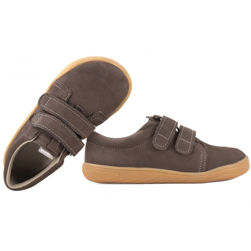 MAZUREK 1305 BAREFOOT PÓŁBUTY DZIECIĘCE TRZEWIKI SKÓRA popiel