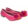 MACIEJKA P6801-15/00-0 BALERINKI DAMSKIE PÓŁBUTY BALERINY SKÓRZANE różowe