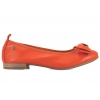 MACIEJKA P6802-18/00-0 BALERINKI DAMSKIE PÓŁBUTY BALERINY SKÓRZANE pomarańczowe