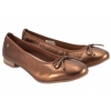 MACIEJKA P6800-02/00-0 BALERINKI DAMSKIE PÓŁBUTY BALERINY SKÓRZANE miedziany brąz