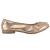 MACIEJKA P6800-25/00-0 BALERINKI DAMSKIE PÓŁBUTY BALERINY SKÓRZANE złote