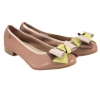 MACIEJKA P6801-14/00-0 BALERINKI DAMSKIE PÓŁBUTY BALERINY SKÓRZANE cappuccino