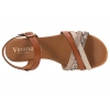 VERANO 14633 SANDAŁY DAMSKIE HISZPAŃSKIE NA KOTURNIE SKÓRZANE