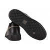 FILIPPO DP6727 PÓŁBUTY DAMSKIE SNEAKERSY NA PLATFORMIE SKÓRZANE czarne
