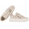 FILIPPO DP6727 PÓŁBUTY DAMSKIE SNEAKERSY NA PLATFORMIE SKÓRZANE beżowe