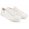 BIG STAR NN174111 PÓŁTRAMPKI MĘSKIE TENISÓWKI TEKSTYLNE TRAMPKI białe