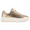 FILIPPO DP6729 PÓŁBUTY DAMSKIE SNEAKERSY NA PLATFORMIE SKÓRZANE złote