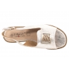 S.BARSKI KV51-082 SANDAŁY DAMSKIE PŁASKIE srebrne