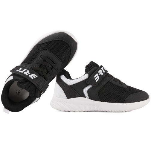 BARTEK 8600111 BUTY SPORTOWE DZIECIĘCE SNEAKERSY PU RZEP czarne