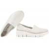 FILIPPO DP6161 MOKASYNY DAMSKIE PÓŁBUTY NA PLATFORMIE SKÓRZANE białe