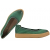 LORETTA VITALE W1403 BALERINY SKÓRZANE DAMSKIE PÓŁBUTY zielone