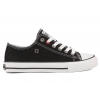 BIG STAR NN274655 PÓŁTRAMPKI DAMSKIE TENISÓWKI TEKSTYLNE TRAMPKI czarne