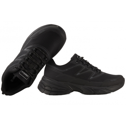 ATLETICO VB17569 BUTY SPORTOWE TREKKINGOWE SOFTSHELL MĘSKIE czarne