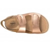 PRIMIGI 7898766 SANDAŁKI DZIEWCZĘCE SANDAŁY DAMSKIE SKÓRZANE NA RZEPY miedziane