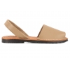 VERANO 2201 SANDAŁY DAMSKIE HISZPAŃSKIE SKÓRZANE taupe