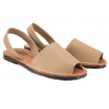 VERANO 2201 SANDAŁY DAMSKIE HISZPAŃSKIE SKÓRZANE taupe