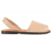 VERANO 2201 SANDAŁY DAMSKIE HISZPAŃSKIE SKÓRZANE nude