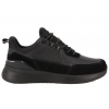 ATLETICO VB17395 BUTY SPORTOWE SNEAKERSY MĘSKIE PU czarne