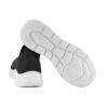 ATLETICO XY-18703 BUTY SPORTOWE SNEAKERSY DAMSKIE WSUWKI PU czarne