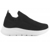 ATLETICO XY-18703 BUTY SPORTOWE SNEAKERSY DAMSKIE WSUWKI PU czarne