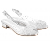 POTOCKI 25-43328SL SANDAŁY DAMSKIE TRANSPARENTNE ŻELOWE BALERINKI srebrne